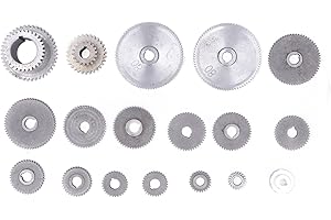Mini Gears Set, Rustproof Multiple Sizes HT250 Gray Iron Metal Gear Kit for Cutting Machine for CJ0618 Lathe