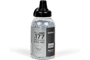 Barra Air Guns 4.5mm Zinc Coated BBS in EZ-Pour Bottle for Quick Load BB Air Pistols and BB Air Guns