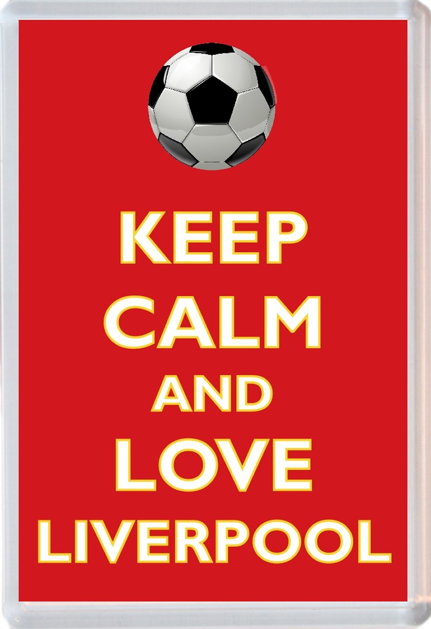 Keep Calm and Love Liverpool Novelty Jumbo Fridge Football/FC