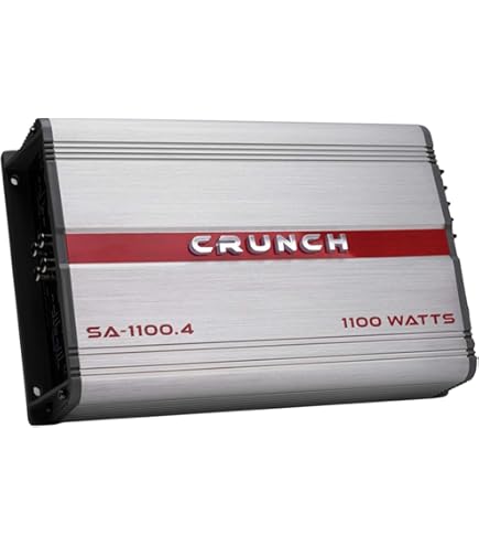 CRUNCH PZ-1020.4 4チャンネルアンプ 1000W Amplifier Car