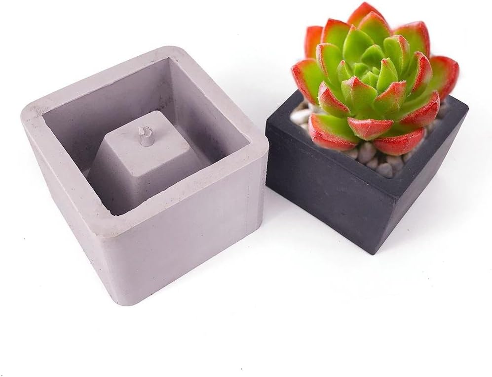 Topaty Ceramic Clay Pots Mold Planter Silicone Mould for Home Decoration Table Crafts Making Creative Flower Pot Molds for Garden Indoor Outdoor Decoration