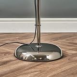 MiniSun Modern Black Brushed 2 Way Parent and Child Floor Lamp with LED Bulbs view 5