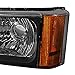 2003-2006 CHEVY SILVERADO PROJECTOR HEADLIGHT+BUMPER BK