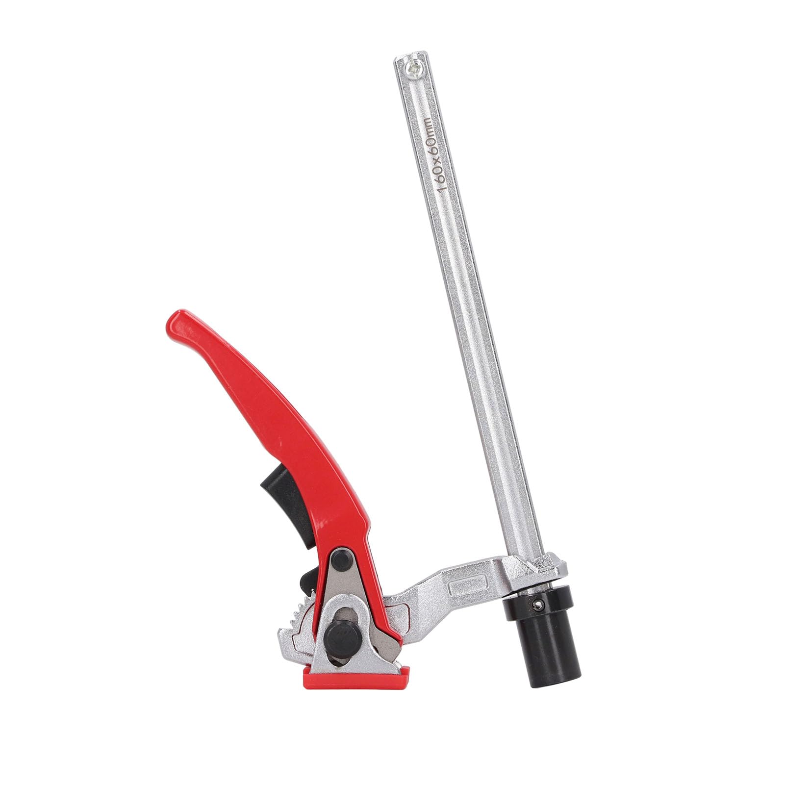 Spacnana Woodworking Ratchet Clamp, 20mm Base, 13.5x6.5mm Guide Rail, Red