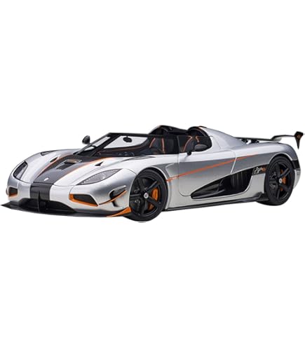 Amazon.com: Autoart Koenigsegg Agera RS Cone Orange with Black