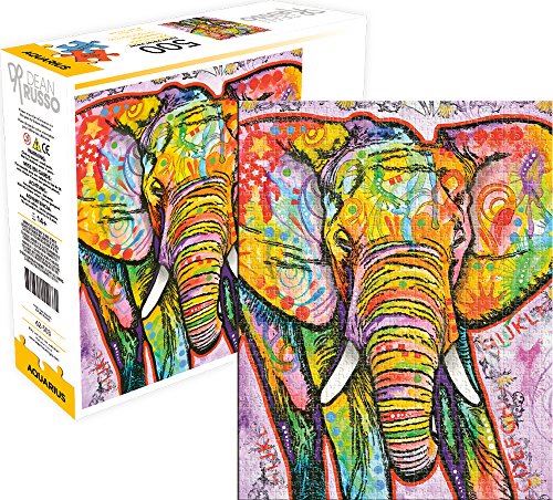 Aquarius Dean Russo Elephant 500 Piece Jigsaw Puzzle