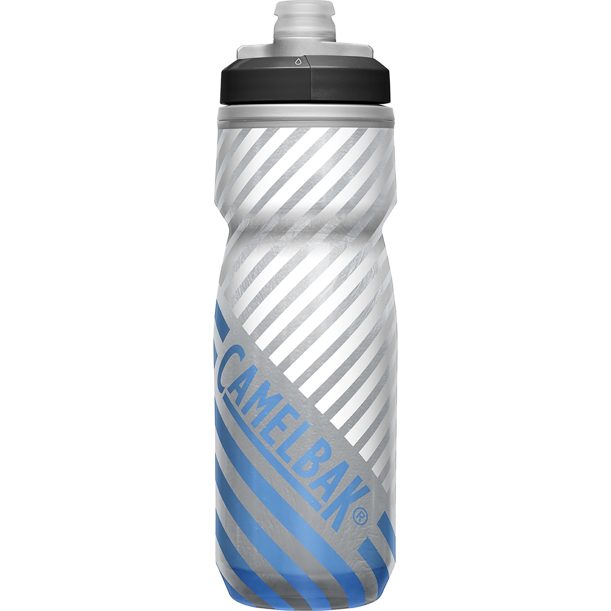 CAMELBAK Podium Chill Outdoor 21Oz, Grey Blue Stripe