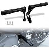 Passenger Peg Crash Bar/Frame Slider for Softail Low Rider/Street Bob 18-26 | for 2018-2026 Harley Heritage Classic/Fat Bob/Fat Boy/Breakout/Deluxe/Sport Glide/Slim/Standard,GLOSS BLACK