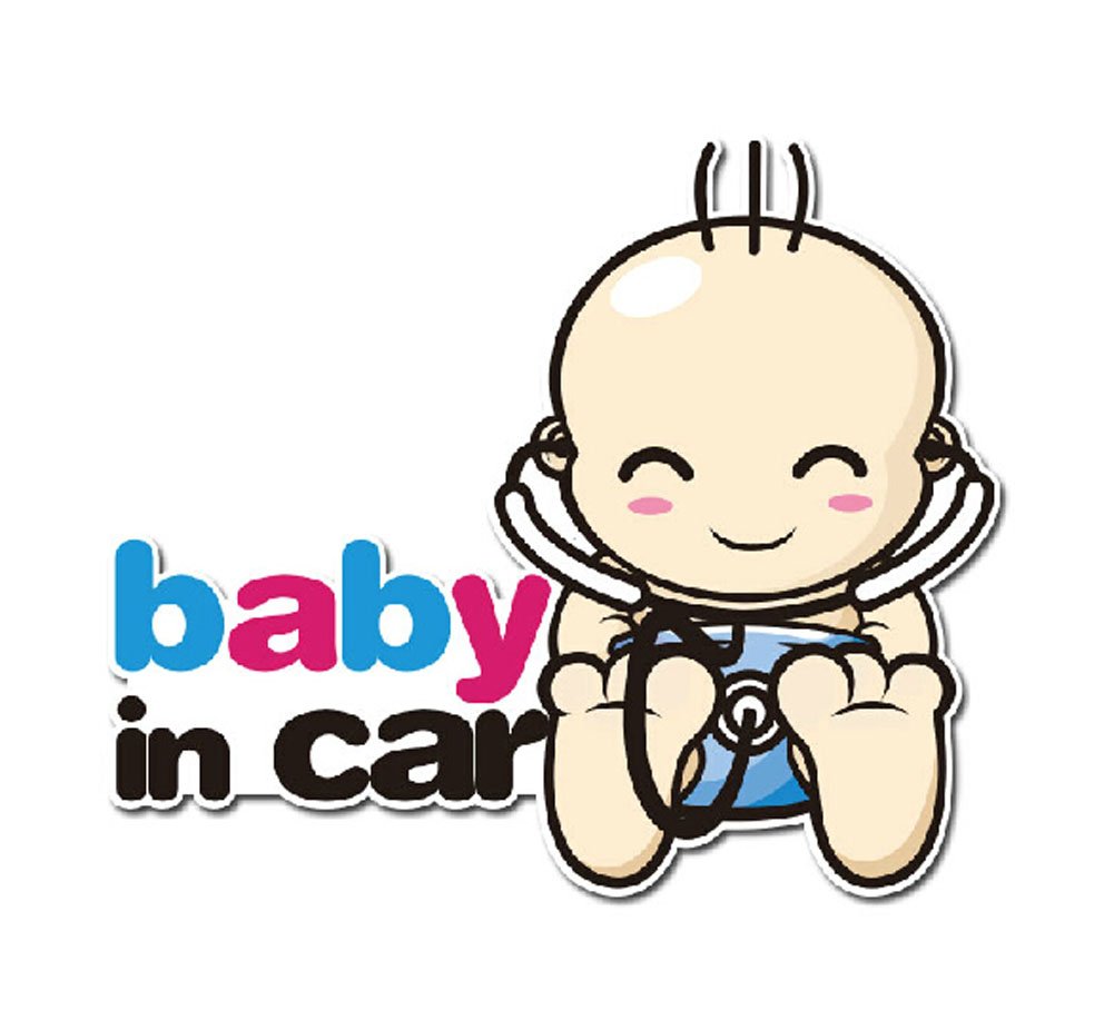 17 01 5 8 Caution実用的な車車デカールステッカー Car In Baby B016i05b1i カーステッカー 早い者勝ち