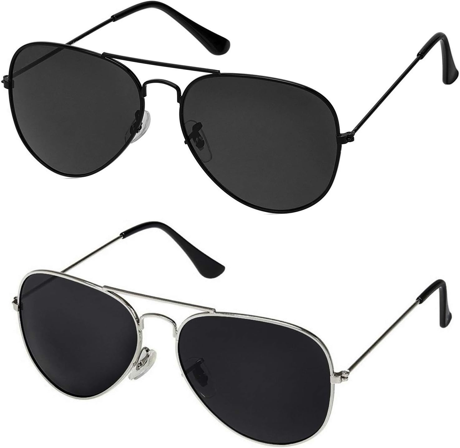 Classic Black Aviator Combo for Men & Women (AV001-0040)