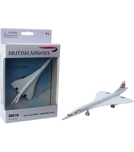 Amazon.com: Daron British Airways Concorde Single Plane Toy