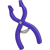 UPTTHOW Safety Eyes Jig Pliers Auxiliary Tool for Attaching Doll Eyes and Noses for Amigurumi and Crochet, DIY Craft Install Accessories Supplies for Stuffed Animals, Purple