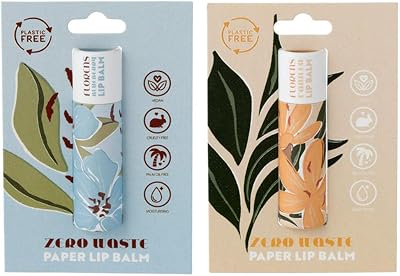 Puckator Florens Botanical Hesperantha Rhododendron Lip Balm Vanilla Blueberry