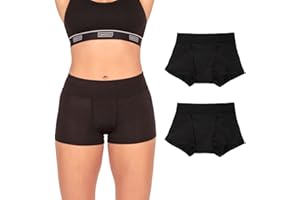 Bambody Absorbent Boxer: Period Underwear for Women - Menstrual, Postpartum, Bladder Soft, Breathable Underwear - 4 Tampons