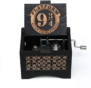 CAJA DE MUSICA CON MANIVELA