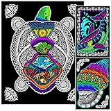 Stuff2Color Multipack Velvet Poster Set-Geo Turtle 3/Set