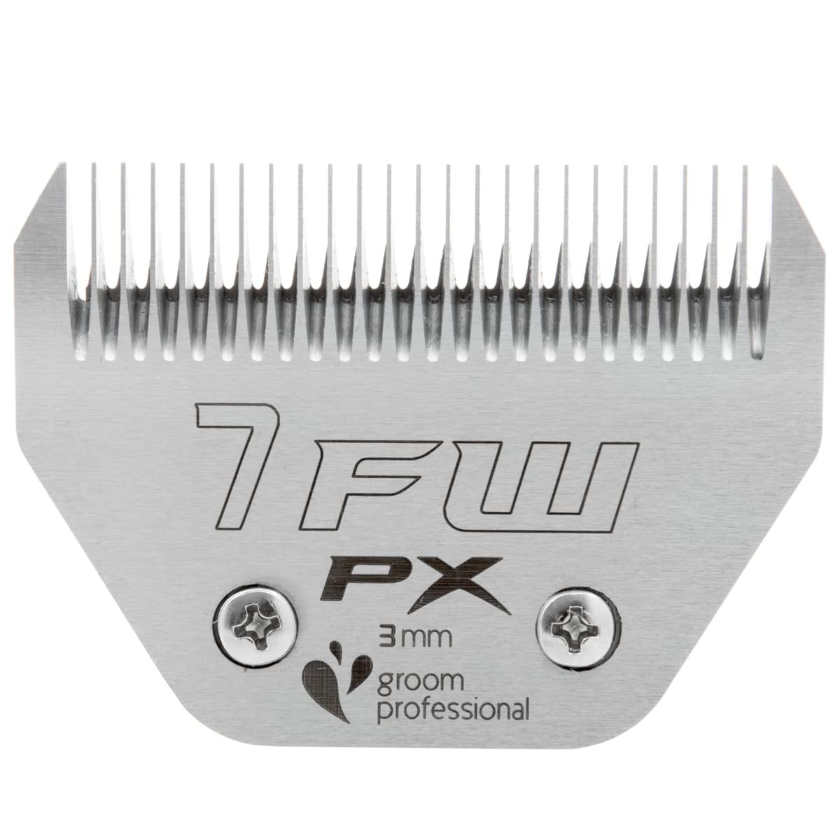GROOM PROFESSIONAL Pro X Wide Clipper Blade for Dog Grooming - Detachable Clipper Blade - Hardened Steel - Excellent Resistance to Wear & Excellent Cutting Performance - Replacement Blade - 7F