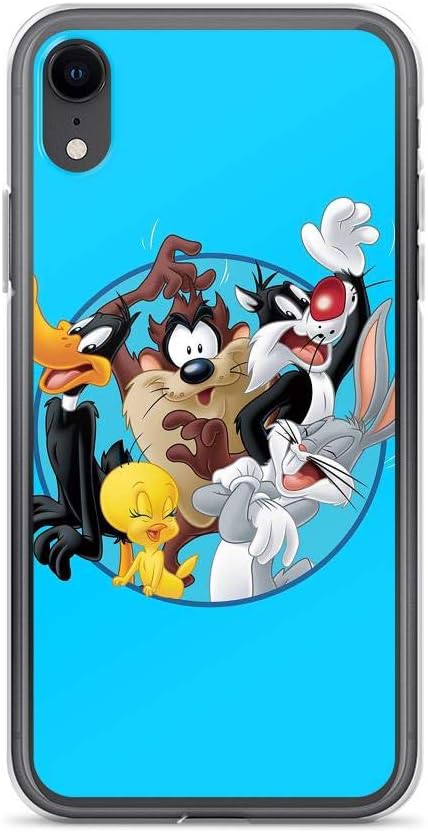 TEEDUYEN Compatible with iPhone Xs Max Case Looney Tunes Bugs Bunny and Friends Animated Series Pure Clear Phone Cases Cover