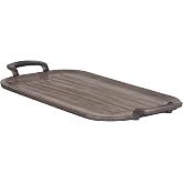 Viking Nonstick Double Burner Griddle, 24 Inch Bronze Cast Iron Grill Pan, Made without PFAS, Induction Compatible, Oven Safe to 500F