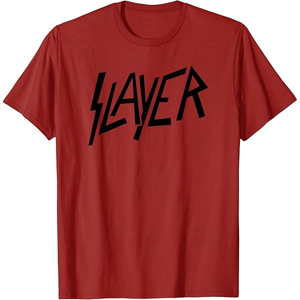 Slayer Tシャツ Amazon.com: Slayer – Est 1981 Black and Red T-Shirt