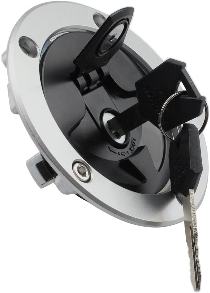 FXCNC Racing Motorcycle 4 Holes Gas Cap Fuel Tank Cap With Key Lock Set