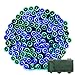 Vmanoo Christmas Lights, Battery 72ft 200 LED, String Lights for Outdoor, Indoor, Garden, Patio, Wedding, Holiday Party Xmas Decorations (Blue&Green)