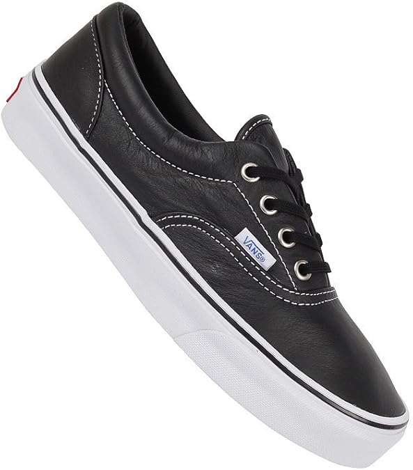mens black leather vans size 7