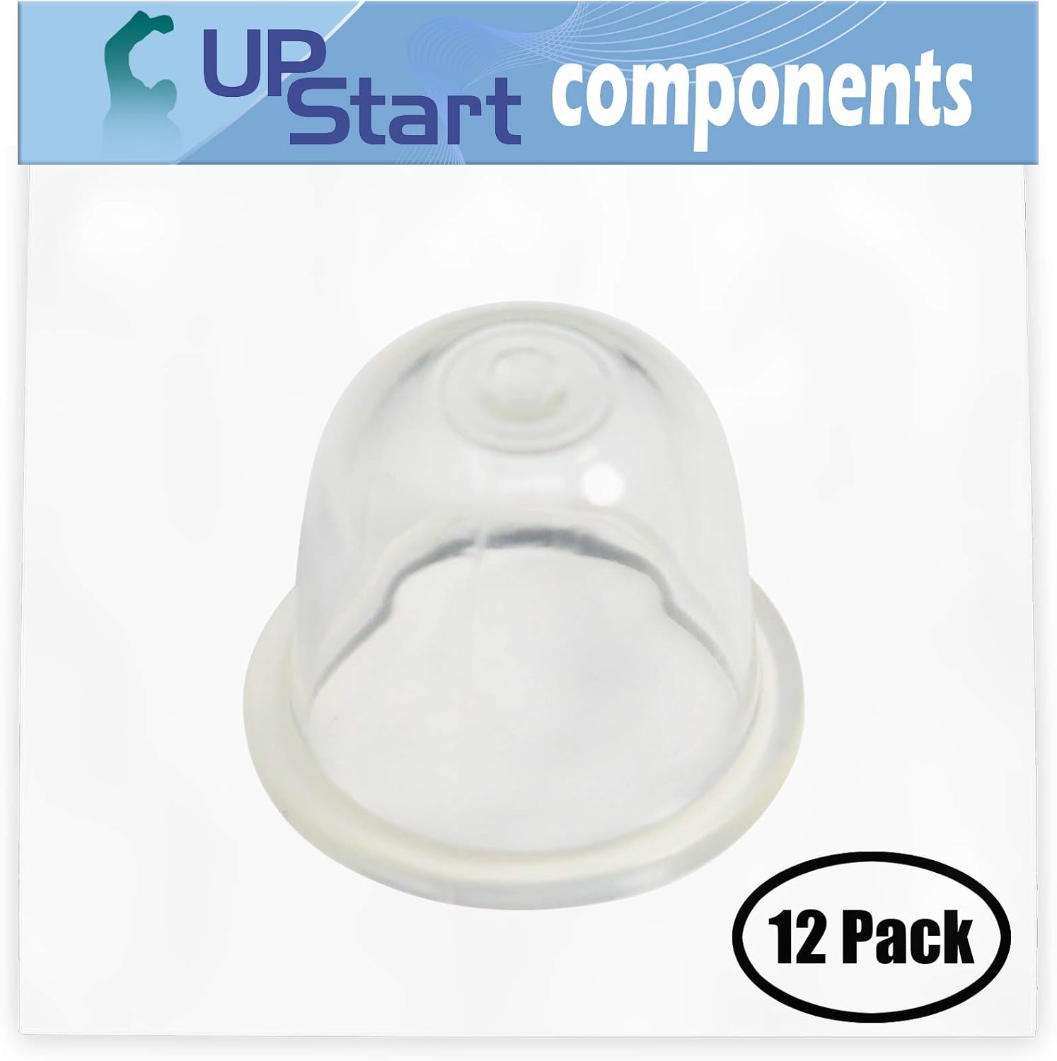 UpStart Components 12-Pack 188-12-1 Primer Bulb Replacement for Shindaiwa EB8520 Backpack Blowers - Compatible with 531002436 12318140630 Purge Bulb