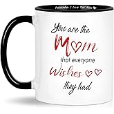 LIMUIKA Christmas Gifts for Mom - 11oz Coffee Mug for Mother from Daughter Son Husband, Christmas Stocking Stuffers for Mama Wife, Funny Birthday Gifts Mothers Day Presents for Mom Stepmother Women