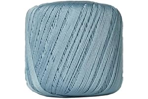 Threadart 100% Pure Cotton Crochet Thread - Size 10 - Color 19 - LT BLUE - Size 10 and 3 - Singles and Bulk Packs Available