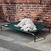 Coolaroo Original Elevated Dog Bed - Breathable Off-The-Ground Pet Bed with Cooling Fabric, Joint Relief & Moisture-Resistant Fabric, 100% Recyclable, Easy Clean, Brunswick Green, Extra Large