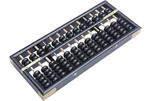 Vintage Style Chinese Wooden Abacus, Chinese Calculator, Black Frame