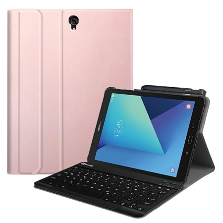 Fintie Tastatur Hülle für Samsung Galaxy Tab S3 T820 / T825 (9,68 Zoll) Tablet-PC - Ultradünn leicht Ständer Schutzhülle mit 