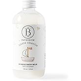 Bathorium Little Charlie Bubble Bath Milk, Gentle & Nourishing for Babies, Enriched with Coconut Milk & Oatmeal, Safe for Sensitive Skin, 8 fl.oz