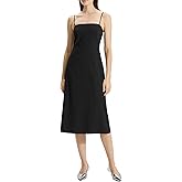 Theory Womens Strappy A-line Midi Dress