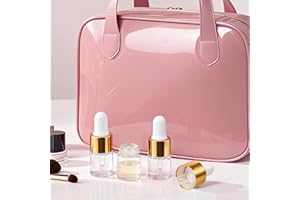 20PCS Small Dropper Bottle 3ml Mini Glass Dropper Bottles Clear Travel Mini Makeup Containers for Essential Oils, Liquid Samp