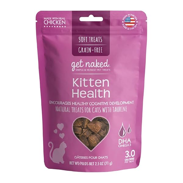 GET NAKED 1 POUCH KITTEN HEALTH SOFT TREATS,...