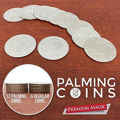 Palming Coin Set (U.S. Half design /12 piece) by Premium Magic - Trick