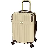 LONDON FOG Brentwood III 20" Expandable Spinner Carry-on, Creme
