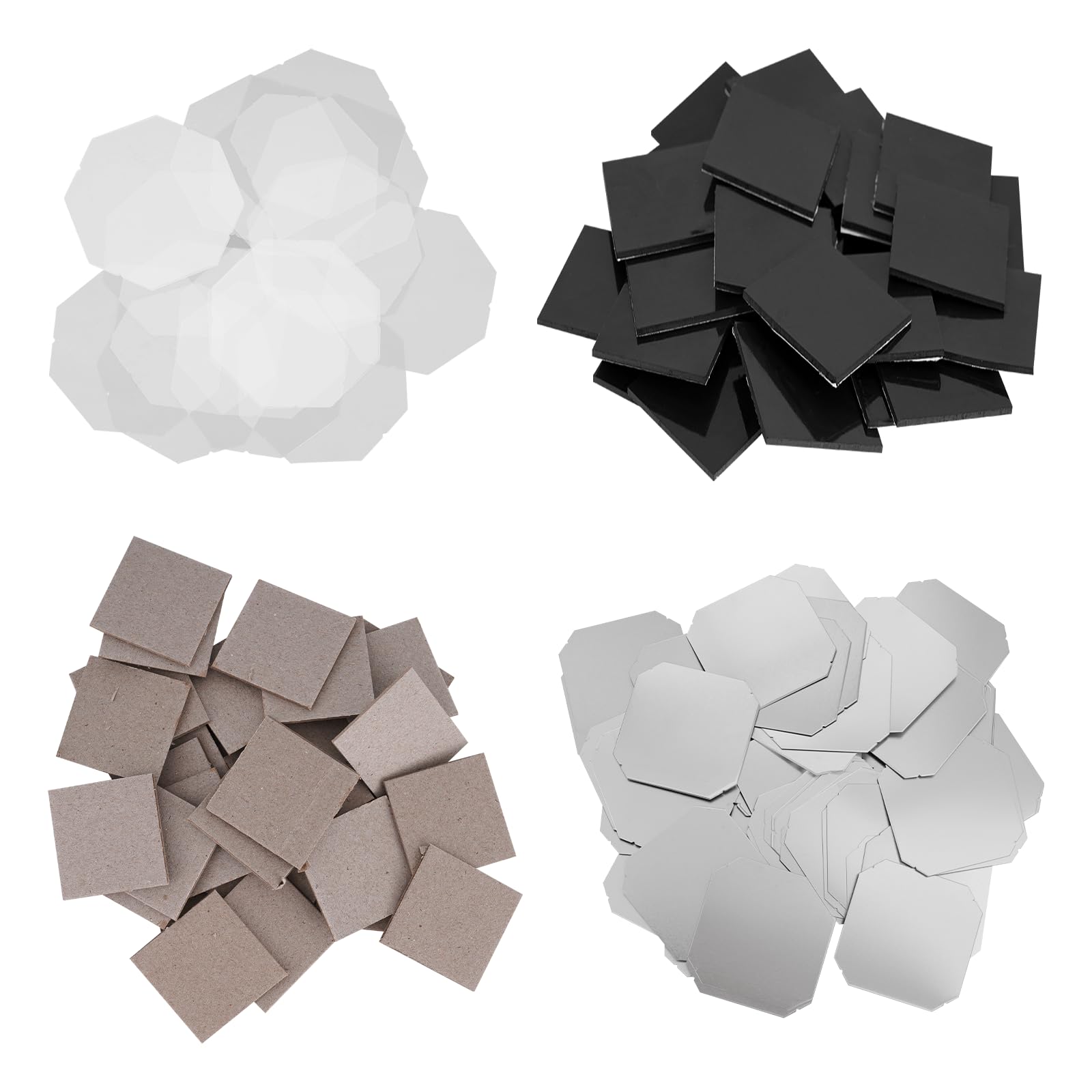 Photo 1 of 200 Sets 50mm Fridge Magnet Maker Supplies 1.97" Square Magnets Parts for Right-Angle Square Magnet Making Machine, Including Metal Cover, Plastic Back Cover, Soft Magnets&Clear Films