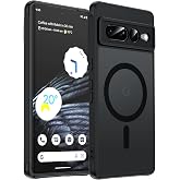LeYi for Pixel-7-Pro Case [MagSafe Fit] Slim Matte Translucent, Black | Google Pixel 7 Pro Case Magnetic Military-Grde Protection Funda para Googlr 7Pro 257GB Smartphone Android Mobile Unlocked