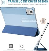 ProCase Slim Case for Lenovo Tab M11/K11 LTE 11 2024 TB330FU Pen Holder Blue view 3