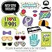 Big Dot of Happiness 90's Throwback - 1990's Party Photo Booth Props Kit - 20 Count
