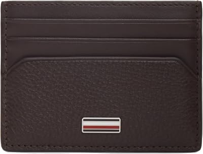 Porte-Cartes pour Homme Th Central CC Holder Am0am14494, Marron (Grain de café), Taille Unique
