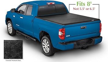 Amazon Com Lund 950122 Genesis Tri Fold Truck Bed Tonneau Cover For 2007 2018 Toyota Tundra Fits 8 Bed Automotive