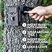 Trail Camera Lock by Guardian - Game Cam Tree Mount Holder Accessory and Heavy Duty Metal Security Locking Strap to Replace Lockbox and Reduce Theft (48 inch) (Standard)
