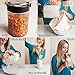 Nut Milk Bags for Straining Reusable, Organic Cotton and Food Grade Cheesecloth by Things&Thoughts, Strainer Bag for Almond Milk, Oat Milk, Celery Juicing, Yogurt, Cold Brew Coffee & Tea