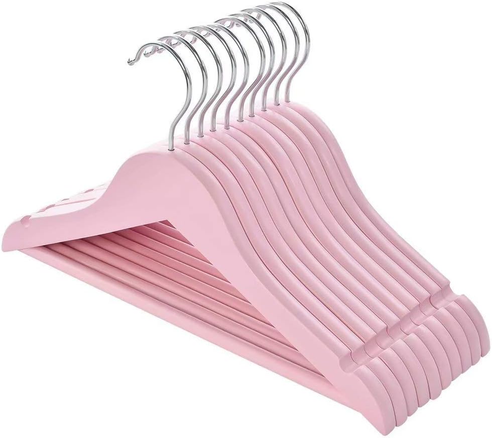 FairyHaus Wooden Baby Hangers for Closet, Wood Kids Hangers