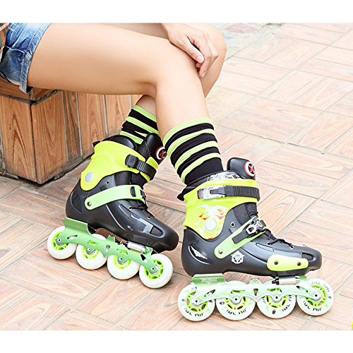 Kuxuan Adult Inline Skates Hockey Fitness Roller Blades Green 39 Buy