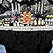 Black Creepy Cloth Halloween Decoration,Gauze Hanging Cloth Ghost Props 300'' X 80'',Super Size Haunted House Backdrop Decor,Scary Spooky Halloween Fabric Decorations for Party Doorways Outdoors